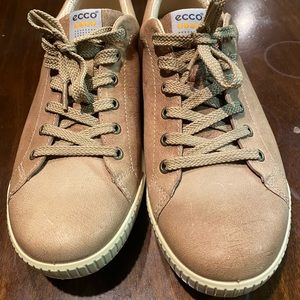 Ecco Biom Golf Shoes Men’s size 44 US 10 Hydromax Tan/Brown Leather Sneakers